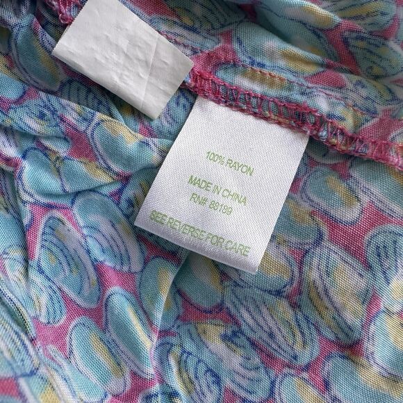 Lilly Pulitzer Ricky Multi Clam Jam Tiered Pull On Mini Skirt MEDIUM - Picture 5 of 6